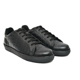 Country Maddox Black Leather Sneakers - Comfortable & Stylish